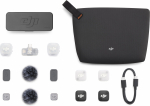 DJI Mic Mini 2, kaks vastuvtjat + mobiilseadme saatja ja laadimismbrus (CP.RN.00000532.01)