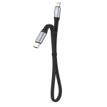 Dudao L10P Lightning - USB-C PD 20W kaabel 0,23 m - must - OUTLET