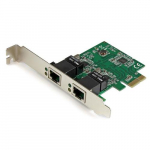 StarTech.com Kaheportne Gigabit Ethernet PCI Express Serveri Vrgukaart - PCIe NIC
