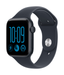 APPLE Watch SE 3 (GPS) 44 mm keskiy alumiiniumkorpus ja mustasinisel spordirannelistiga, M/L (MJL94QN/A)