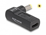 Delock Laptopi adapter, USB Type-C naisliides HP 4.8 x 1.7 mm meesliides 90 nurksega