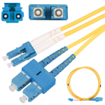 Extralink SC/UPC-LC/UPC | Paigaldusjuhe | hemoodiline, dupleks, 3mm, 0,5m