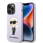 Karl Lagerfeld KLHCP14XSNIKBCU iPhone 14 Pro Max 6,7" kvakaane lillakas/lilla Silikoon Ikonik