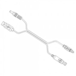 Zebra ET4X laadimiskaabel ja kommunikatsioonikaabel ""Y"", lubab laadimist ja