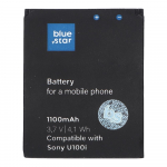 Aku Sony Ericsson U100 Yari / J10 / J10i2 ELM / Hazel, 1100 mAh, Blue Star
