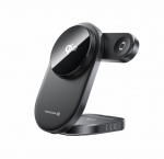 Swissten MagBase 3in1 Klapitav Wireless Qi2 Lahendaja (MagSafe vastavus)