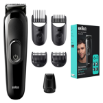 BRAUN Trimmer | 6-in-1 stiilikomplekt 3 MGK3410 | Juhtmevaba | Pikkuse reguleerimisastmete arv 13 | Must