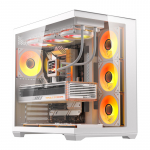 Darkflash C280 arvutikorpus (valge) + 7 ventilaatorit