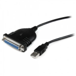 StarTech.com 6 ft USB to DB25 paralleerprinter adapterkabel - M/F