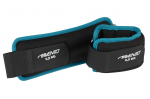 Wrist/ankle weight neopreen AVENTO 41AD 2X0,5kg Black/Blue