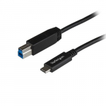 StarTech.com 3.3ft (1m) USB-B to USB-C kabel, USB 10Gbps, andmekord, USB 3.2 Gen 2, USB-C andmeksi kabel