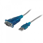 StarTech.com 17 toll (43cm) 1-port USB to RS232 DB9 sarvikabel, USB sarvikabel - M/M
