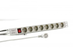 EFB Elektronik EK631DE.2GR pikendusjuhe 2 m 8 voolu pistikupesad(t) Siseruumidele Hall