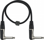 Fuj:tech 6,3 mm TS isane 6,3 mm TS isane instrumentkaabel nurkkontaktidega, 0,5 m (6,3 mm TS 6,3 mm TS, 0,5 m, 2x nurkkontsent)
