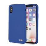 BMW Etui hardcase BMHCPXMSILNA iPhone X /Xs niebieski/navy Silicone M Collection