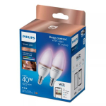 Philips by Signify Philips Smart LED RGB C37 pnd, E14 s particularly, 470 lm, 2-pack