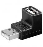 MicroConnect USB 2.0 adapter A - A Angled 90 M-F CE, WEEE