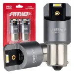 Amio LED CANBUS PRO seeria BA15S P21W 2x1860SMD Valge 12/24V TIELLIK CANBUS AMIO-03593