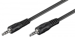 Goobay AUX Audiohenduskaabel, 3.5 mm Stereo, plaadikaabel, 2.5 m