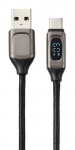 Renkforce RF-6249616 USB-kaabel USB 2.0 1 m USB A USB C Must, Metallist