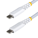 StarTech.com 15 cm (6 in) valge USB-C laadimiskaabel, 60 W (3A) PD,