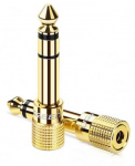 Ugreen 20503 Adapter 6.35mm jack to 3.5mm mini jack Gold