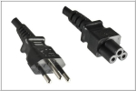 MicroConnect Power Cord Brazil to C5 1.8m Brazil plug Type N to C5 Black