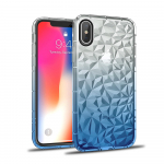 Swissten Kristallselge Karbimbris 1 mm Silikooniumts Samsung G960 Galaxy S9 Lbipaistev Sinine