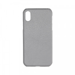 ONSALA COLLECTION Cover Leather Grey iPhone X/XS
