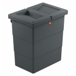 Wall-mounted waste bin FlexBox S | 7L | dark grey