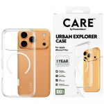 PanzerGlass CARE kaitsekott by Flagship Urban Explorer valge MagSafe'iga iPhone 17 Pro jaoks lbipaistev