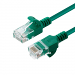 MicroConnect U/UTP CAT6A Slim 1M roheline kaitsmata vrgukaabel,
