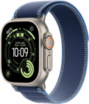 APPLE Vaata Ultra 3 49mm Natuuri Titaani/Blue/Heleda Sinine Trail Loop - S/M