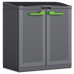 Waste sorting system Split Basic 110L Recycling system 68x39x85cm dark grey|black