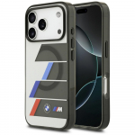 BMW Etui M IML Metal Buttons Tricolor Lines MagSafe iPhone 17 Pro Max antratsiit