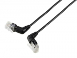 Renkforce RF-6071540 vrgukaabel Must 0,5 m Cat6 U/UTP (UTP)