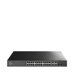 Cudy 26-portine Gigabit Easy-Managed lliti 2 Combo-portiga, GS1028ES2 1.0 L2 Gigabit Ethernet (10/100/1000) Must