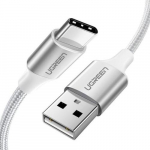 UGREEN 60133 USB kaabel 2 m USB-C USB-A valge