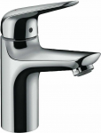 Hansgrohe Novus 100 with pop-up Chrome