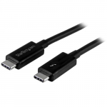 StarTech.com 1m Thunderbolt 3 (20Gbps) USB-C kabel - Thunderbolt, USB ja DisplayPort vastavus```