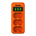 Rollei NP-W235 akulaadija digikaamera aku USB
