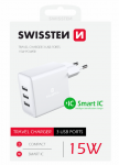 SWISSTEN Swissten Smart IC Travel Charger 3x USB 3 15W