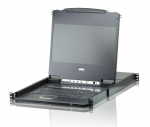 Aten 17.3"" Widescreen DVI Full HD LCD Console 8 port