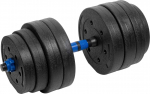 Rebel Dumbbell RBA-2302 bitumine 1 x 20 kg
