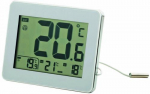 Suomen Lmpmittari Oy 216 keskkonnatermomeeter. Elektronat keskkonnatermomeeter. Siseruumide/uehu termomeeter. Valge