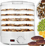 Extralink KODUNE KUIVATAJA MARJADELE, PUUVILJADELE, KGITUBJADELE, RTILE, TOIDUKVALITEEDIGA, SUUR, TMPSA 500W + 5 TK 27CM, VALGE