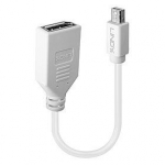 . LindyMini DP to DP kabeladapter M/F Primum kaitstud