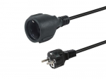 Equip Stroomkabel CEE 7/7-CEE 7/3 St/Bu must 5.00m