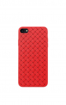 Devia Woven Pattern Design Soft Case iPhone SE2 red