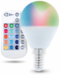Forever Light E14 G45 RGB + Valge 5W + RC